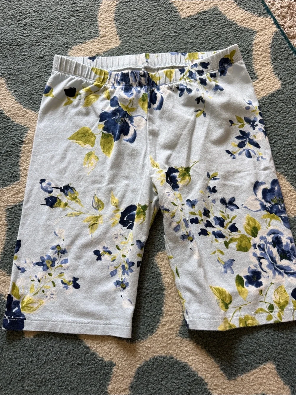 The Children's Place Navy, Pink Floral & Blue Floral Cotton Stretch Shorts Trio